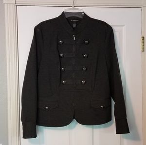 INC International Concepts Zip-Up Military Jacket